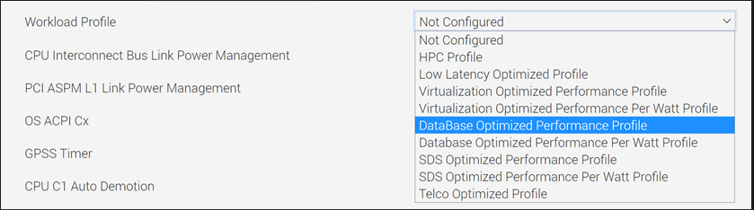 Database Optimized Performance