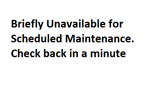 Khắc phục lỗi Briefly Unavailable for Scheduled Maintenance. Check back in a minute