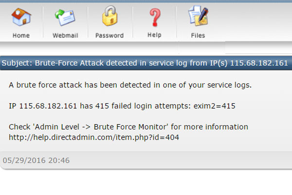 Cảnh báo này là gì? Brute-Force Attack detected in service log from IP(s)... 2 Cảnh báo này là gì? Brute-Force Attack detected in service log from IP(s)...