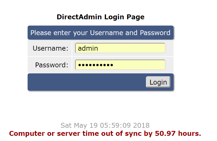 Computer or server time out of sync by