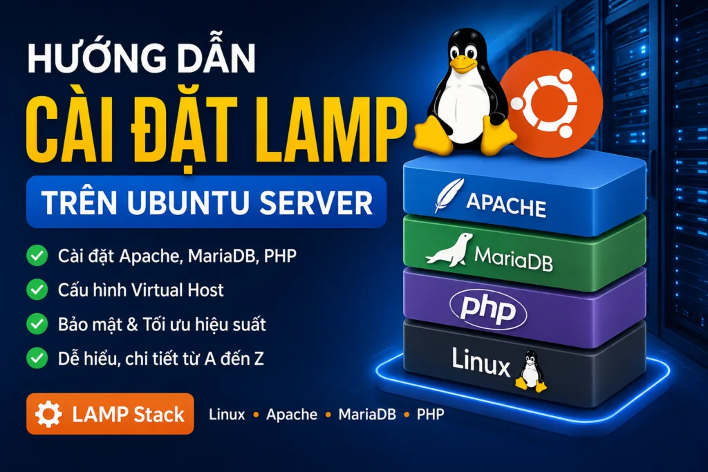 Hướng dẫn cài đặt LAMP trên Ubuntu Server chi tiết từ A đến Z