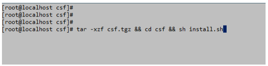 CSF Firewall