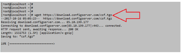 CSF Firewall