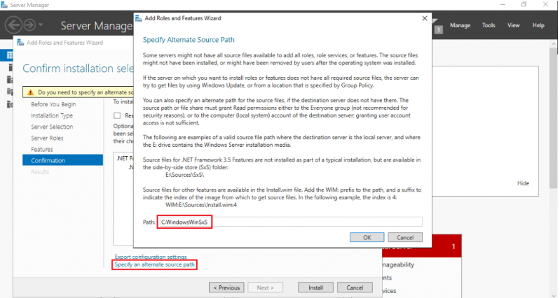 Hướng dẫn cài đặt .NET Framework 3.5 trên Windows Server 6