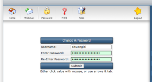 Change Passwords 1