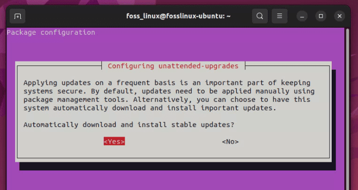 Auto update Ubuntu 2