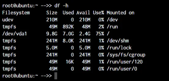 df command