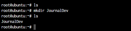 mkdir default