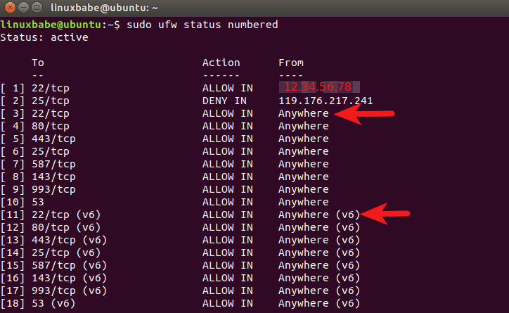 setup UFW ubuntu 3