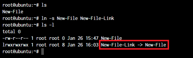 symbolic link default