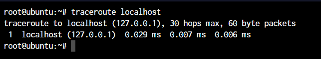 traceroute command