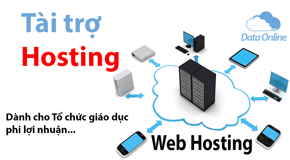 Chương trình Tài trợ Hosting cho Tổ chức Giáo dục, tổ chức phi lợi nhuận tại DataOnline.vn