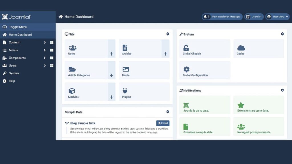 Thiết kế website bán hàng Joomla