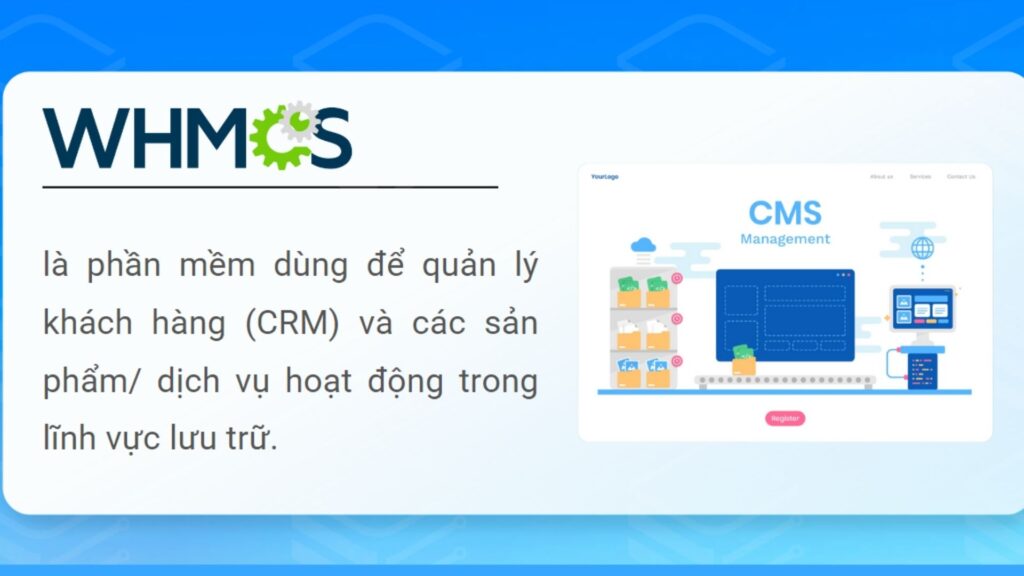 WHMCS phần mềm quản lý dịch vụ
