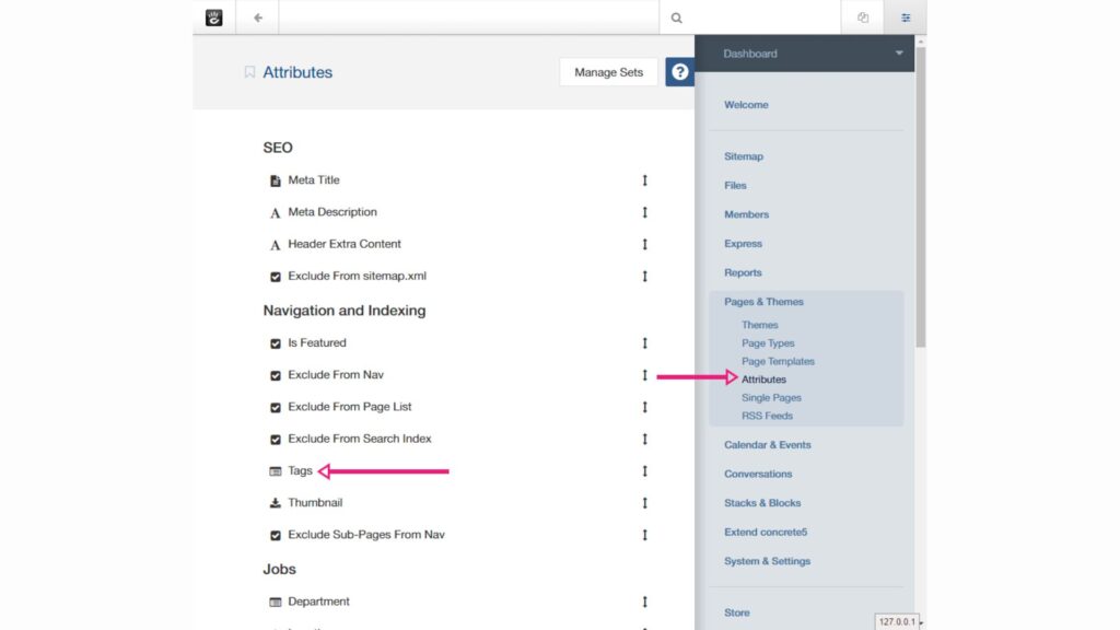 Tối ưu SEO với Concrete CMS