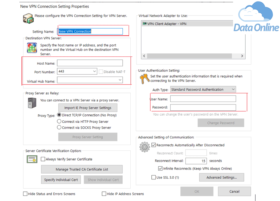 huong dan cai dat softether vpn client phan mem vpn mien phi duoc tin dung 10
