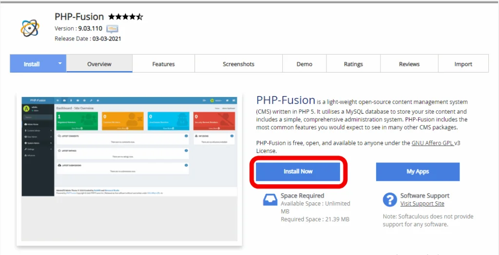 cms don gian tich hop san dien dan manh me cua php fusion