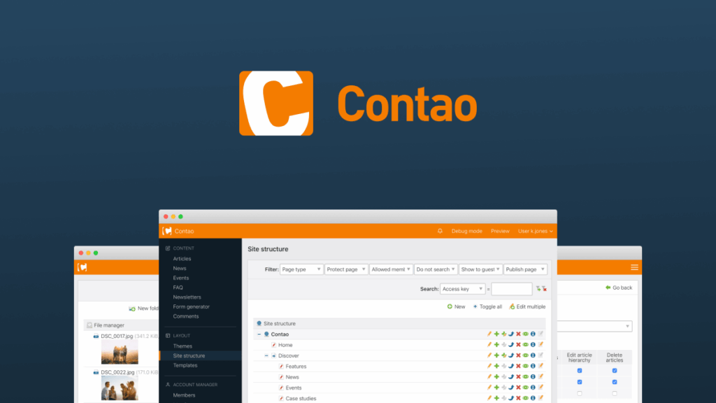 contao nen tang cms linh hoat tap trung vao kha nang tiep can va chuan web 3