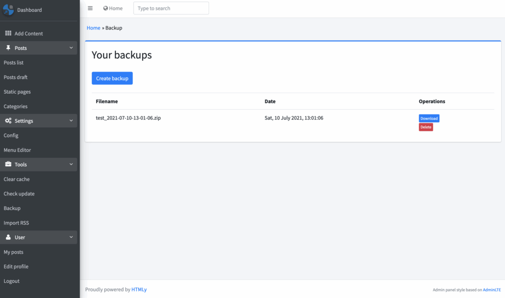 trai nghiem blog phang toc do cao khong can mysql cung htmly