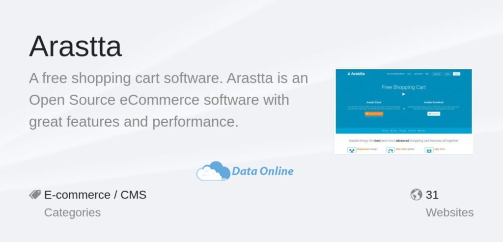Arastta là một nền tảng thương mại điện tử hiện đại, kế thừa từ OpenCart 2 arastta la mot nen tang thuong mai dien tu hien dai ke thua tu opencart