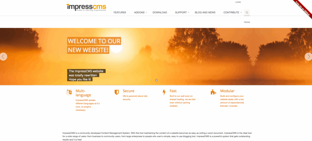 impresscms he thong quan ly noi dung huong den cong dong va nguoi dung