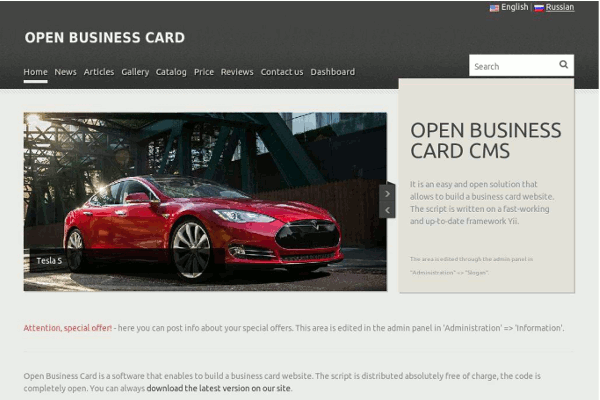 open business card giai phap danh thiep dien tu va website nho gon 1