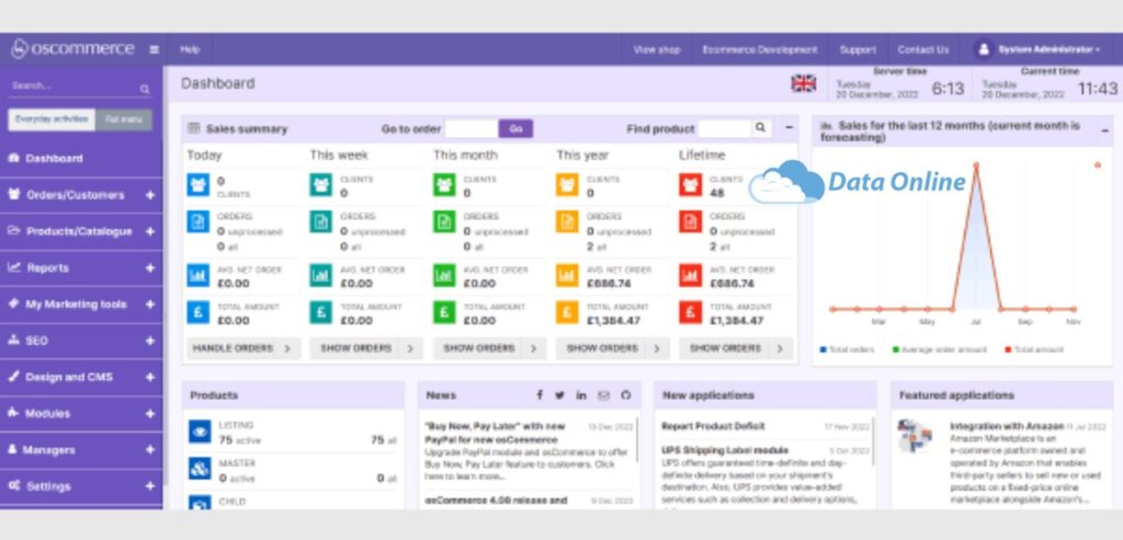 oscommerce la he thong gio hang dien tu ma nguon mo lau doi va pho bien2
