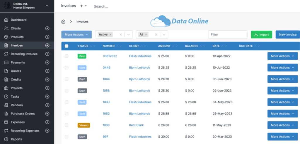 Quản lý hóa đơn và thanh toán cho doanh nghiệp nhỏ hiệu quả với Invoice Ninja 2 quan ly hoa don va thanh toan cho doanh nghiep nho hieu qua voi invoice ninja1