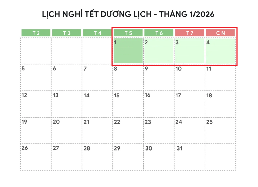 nghi tet duong 2026